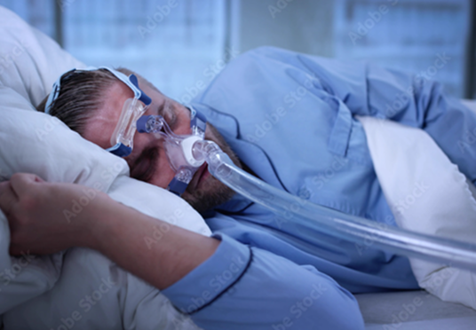 Ventilation au masque ou sur tracheotomie